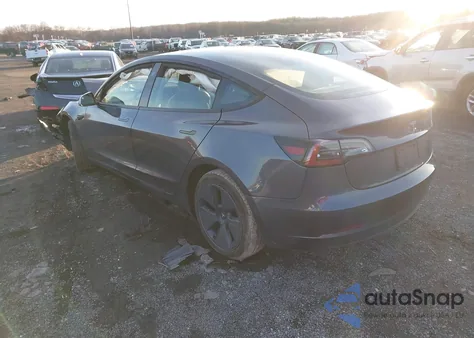 2021 Tesla Model 3 Standard Range Plus Rear-Wheel Drive из США, поврежденный, VIN 5YJ3E1EA1MF850961